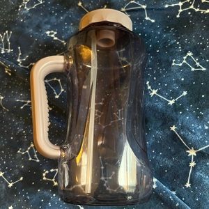 💜 BIG Purple Athletic Exercise Water Bottle